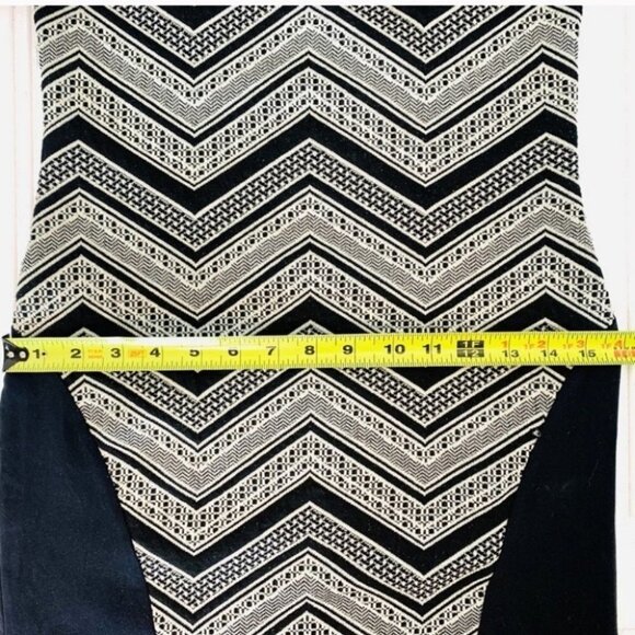 WILLOW AND CLAY BODYCON BLACK& WHITE STRETCH DRESS WOMEN SIZE MEDIUM - Picture 9 of 10